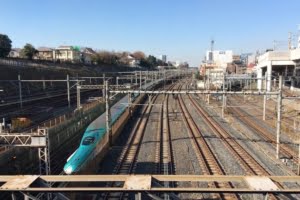子どもと日暮里駅の下御隠殿橋(しもごいんでんばし)に行ってきた