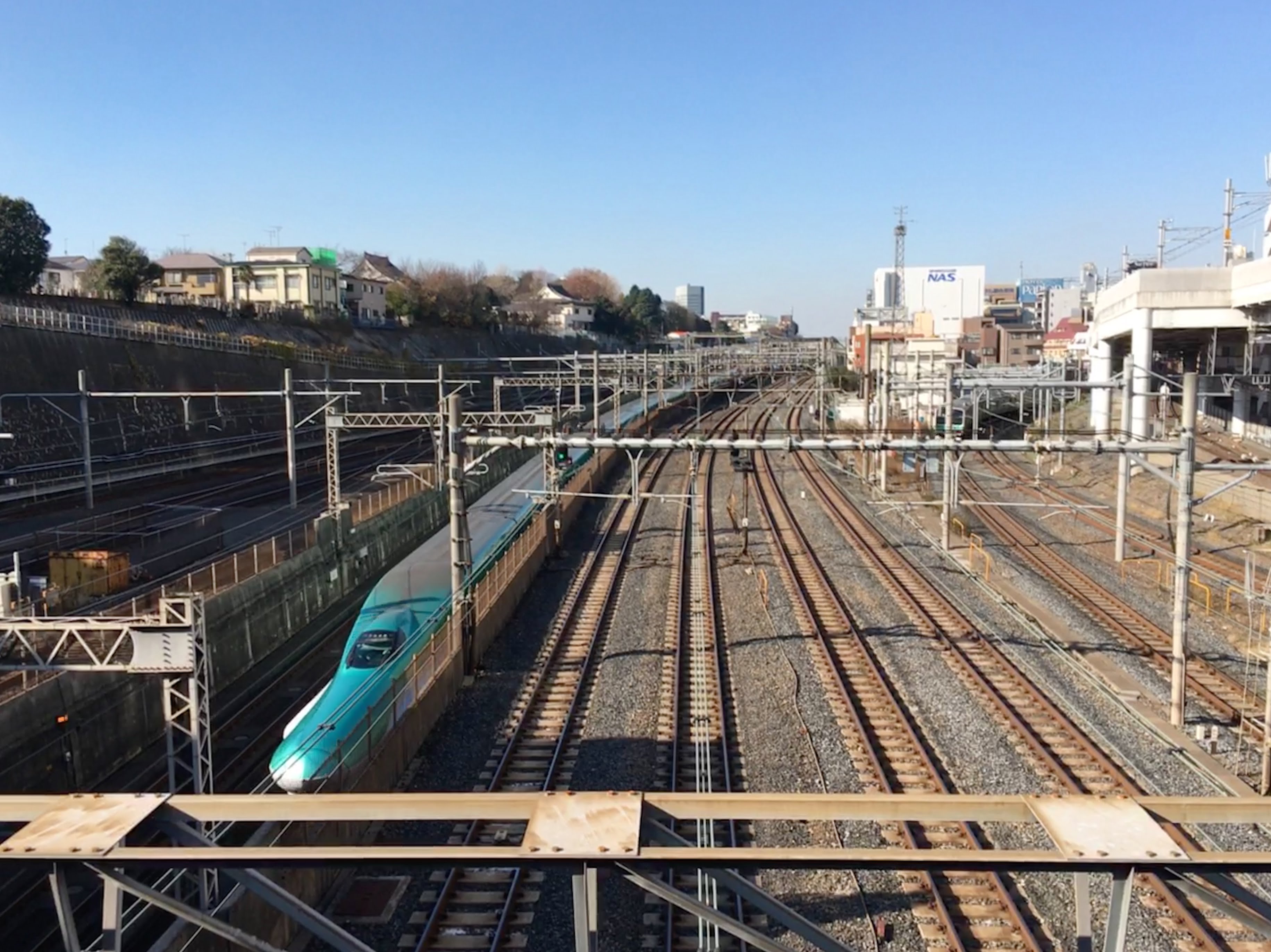 子どもと日暮里駅の下御隠殿橋(しもごいんでんばし)に行ってきた