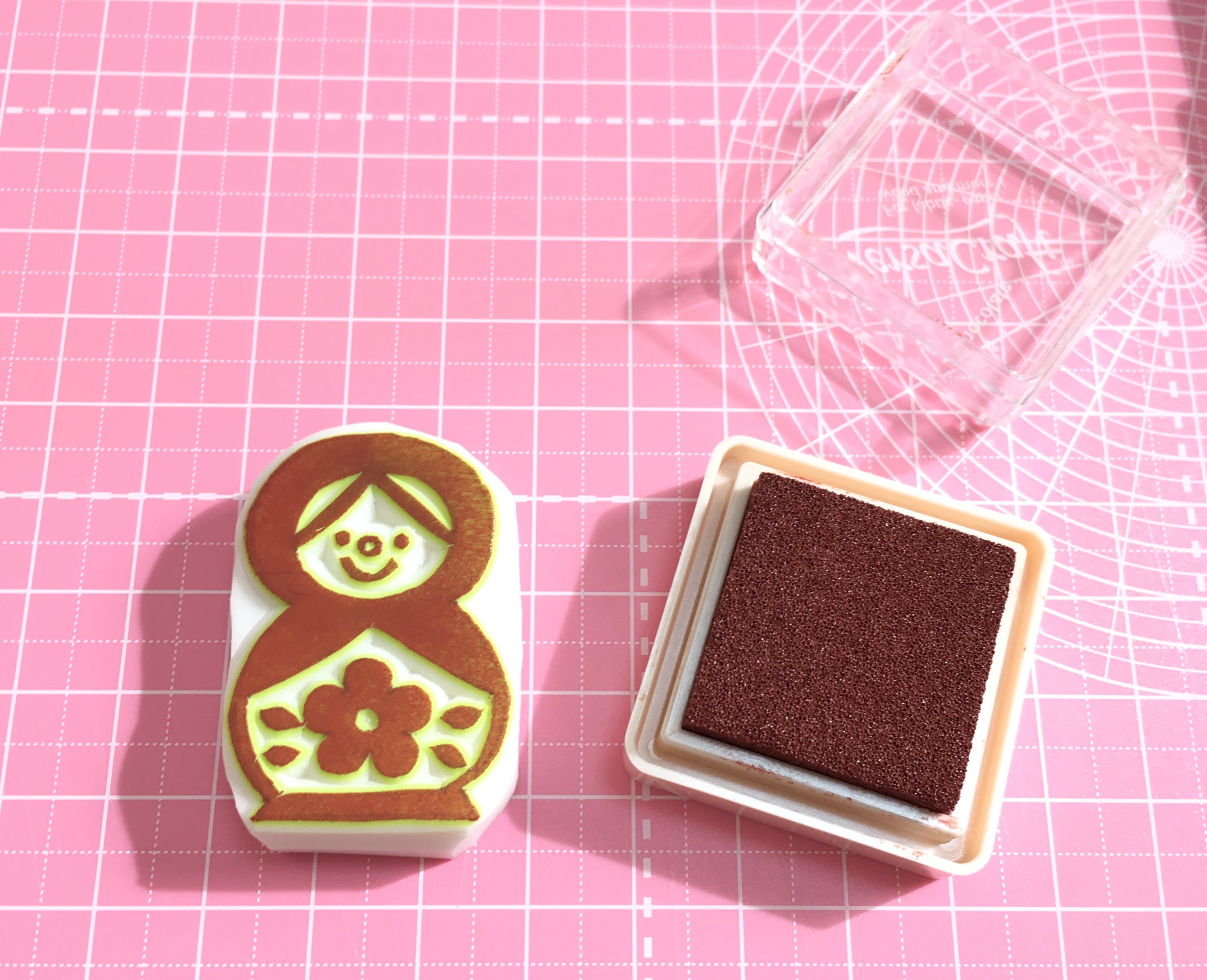 ほるナビデラックスセットで消しゴムはんこを作ってみたよ