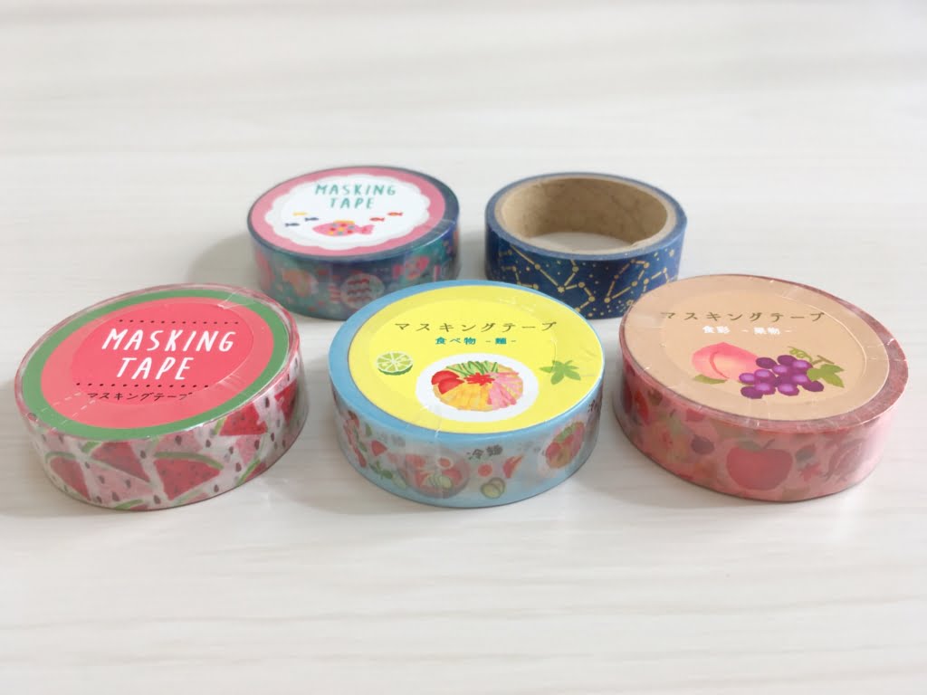 100円ショップセリアでマスキングテープを買ってみた