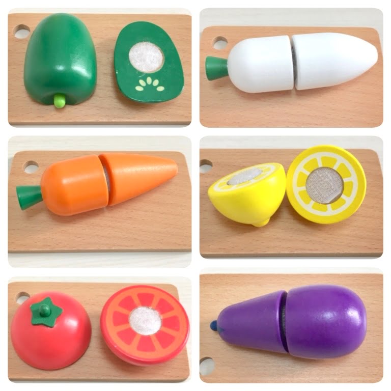 100円ショップダイソーの木製おままごとセットを買ってみた