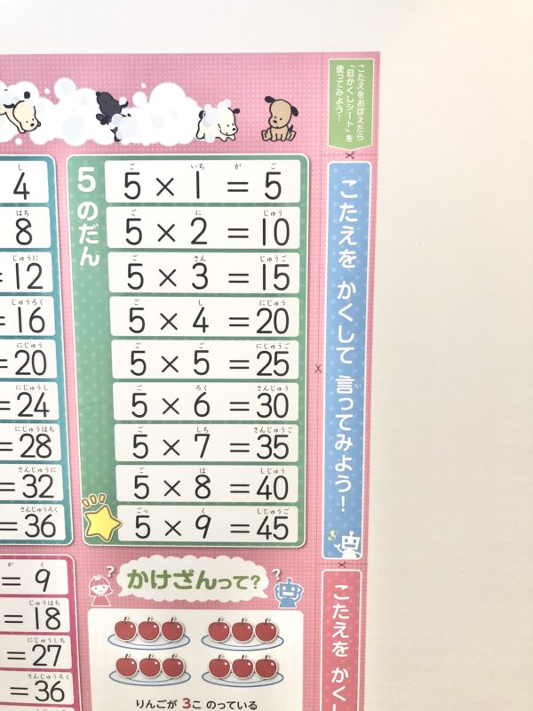 掛け算をお風呂で覚えたい お風呂で学ぼうかけ算九九レビュー こどもとくらす