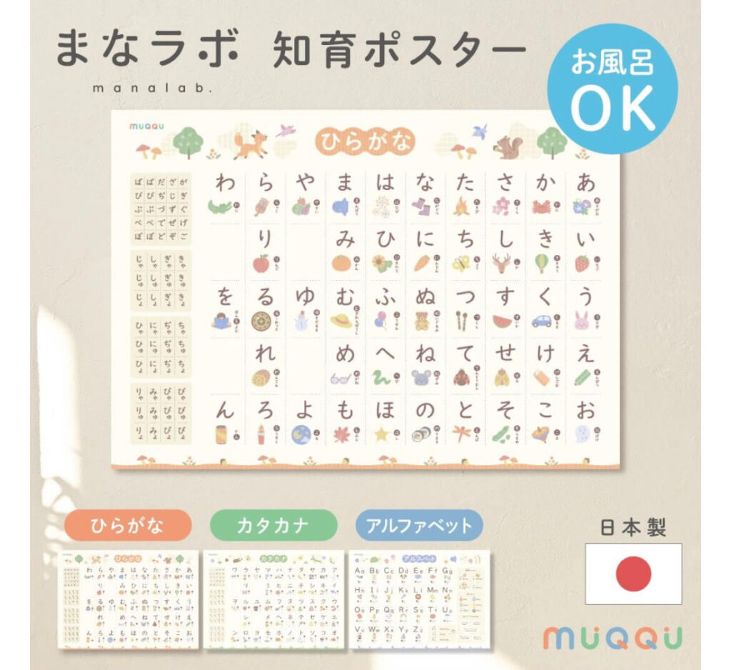 まなラボ 知育ポスター