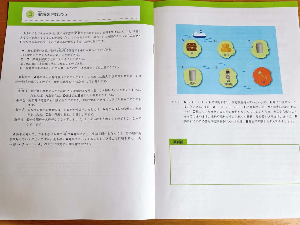Z会小学生コースの資料請求(思考力ちょうせんワーク)