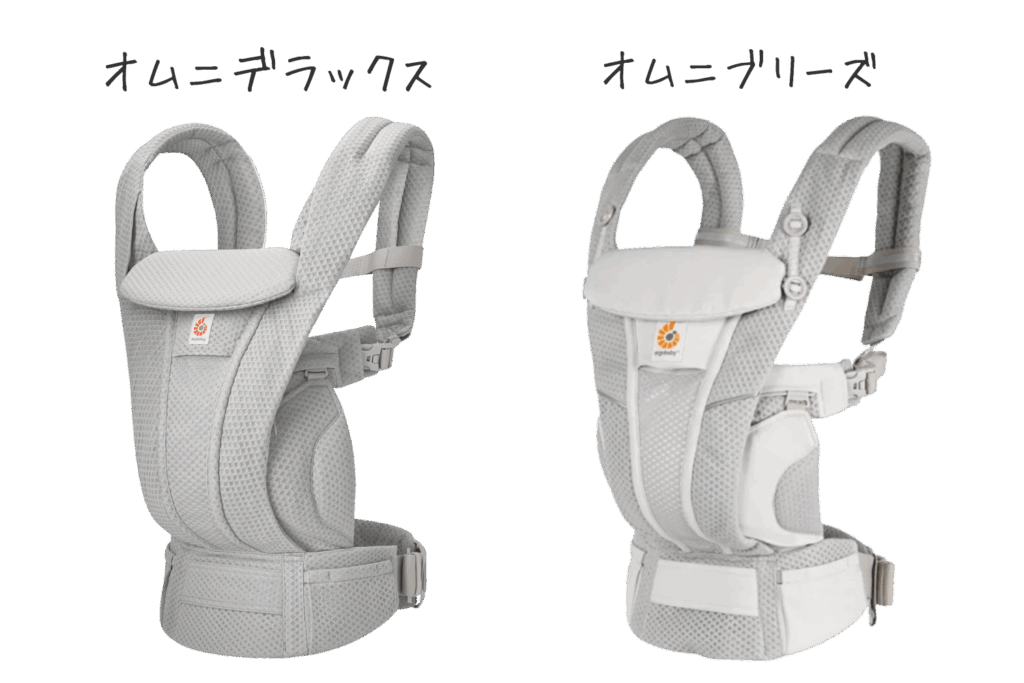 オムニデラックスとオムニブリーズのメッシュの違い