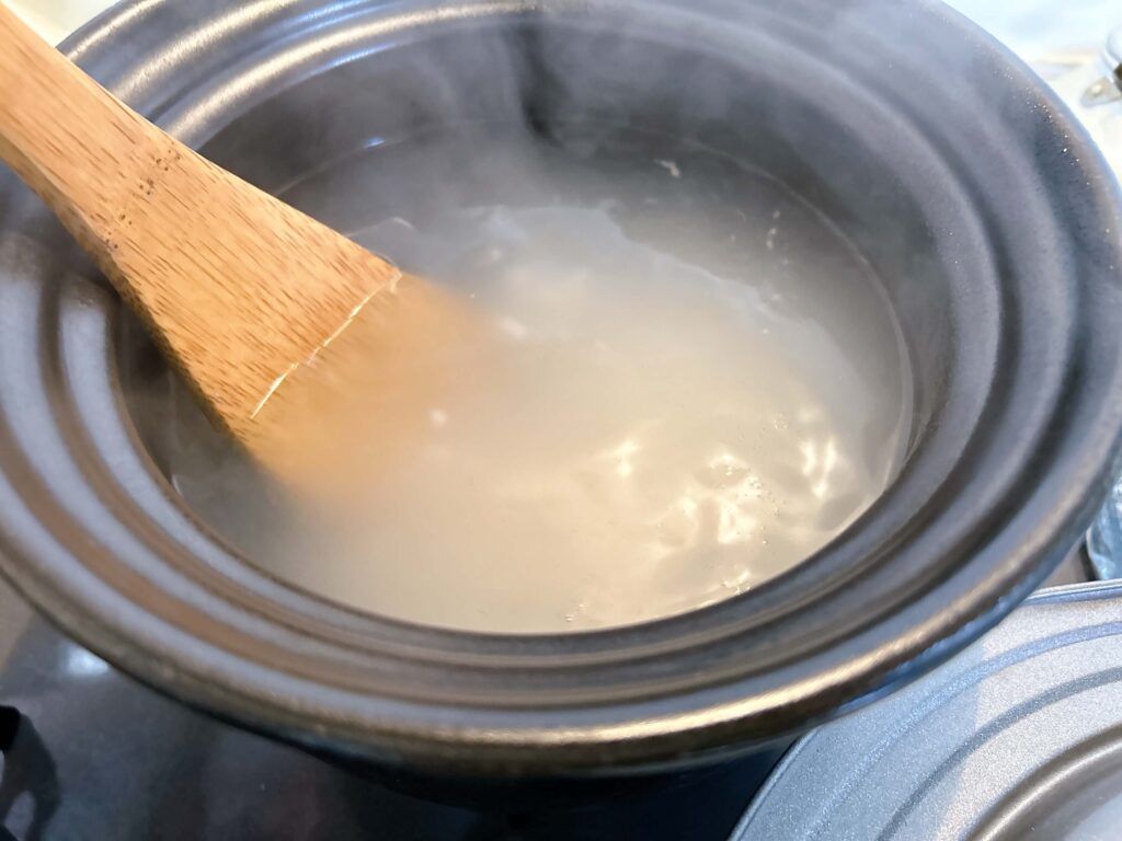 土鍋 目止め 方法2