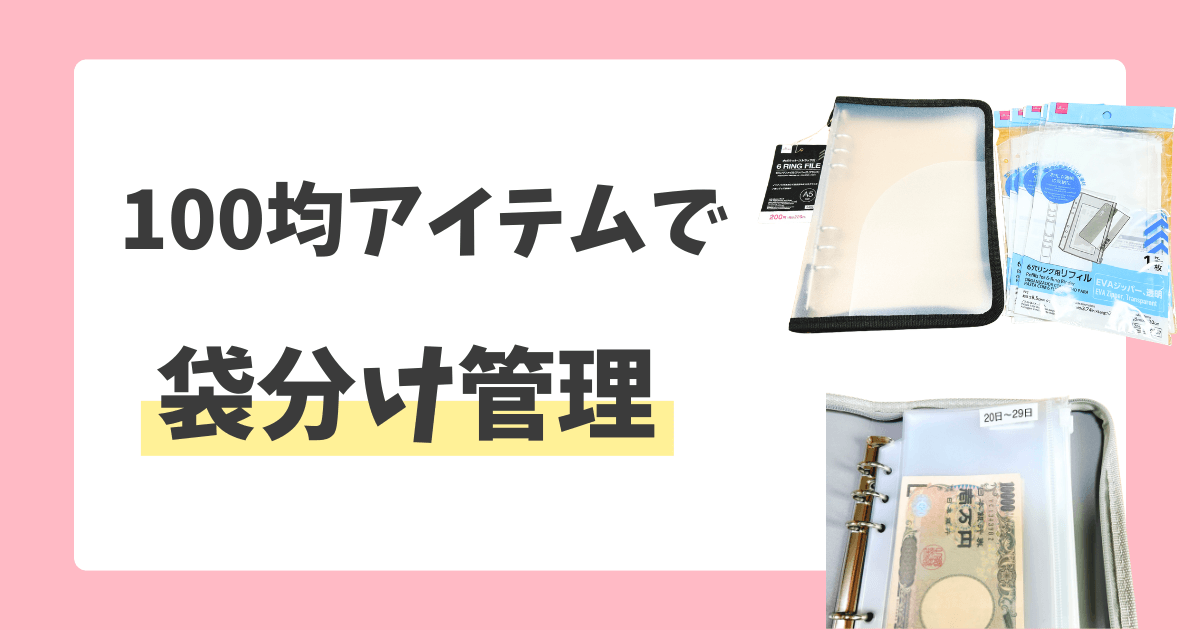 100均セリアとダイソーで袋分け